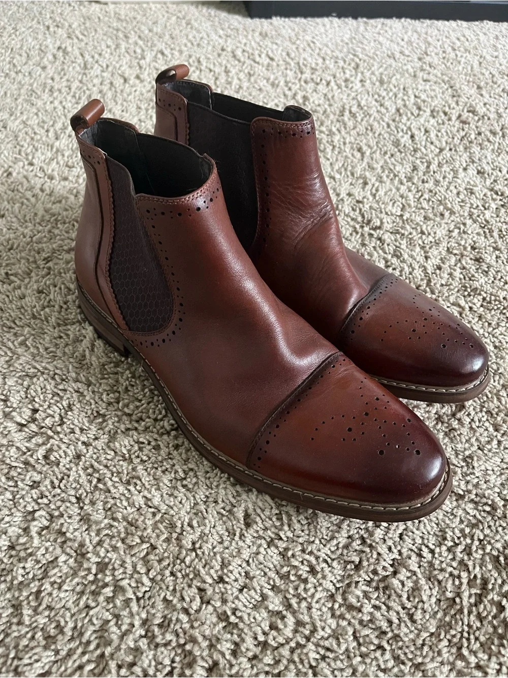 Stacy Adams Alomar Leather Chelsea Boots